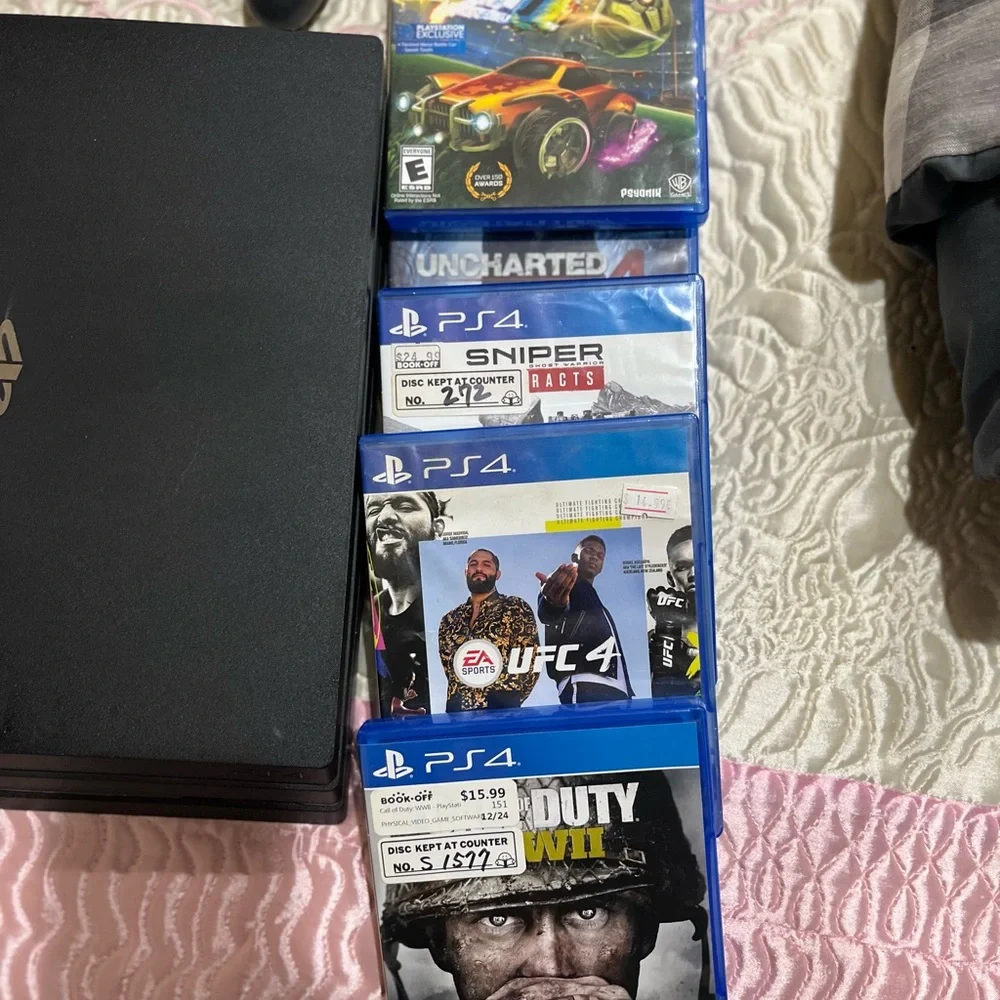 Sony PS4 Pro Console with DualShock Controllers - Black